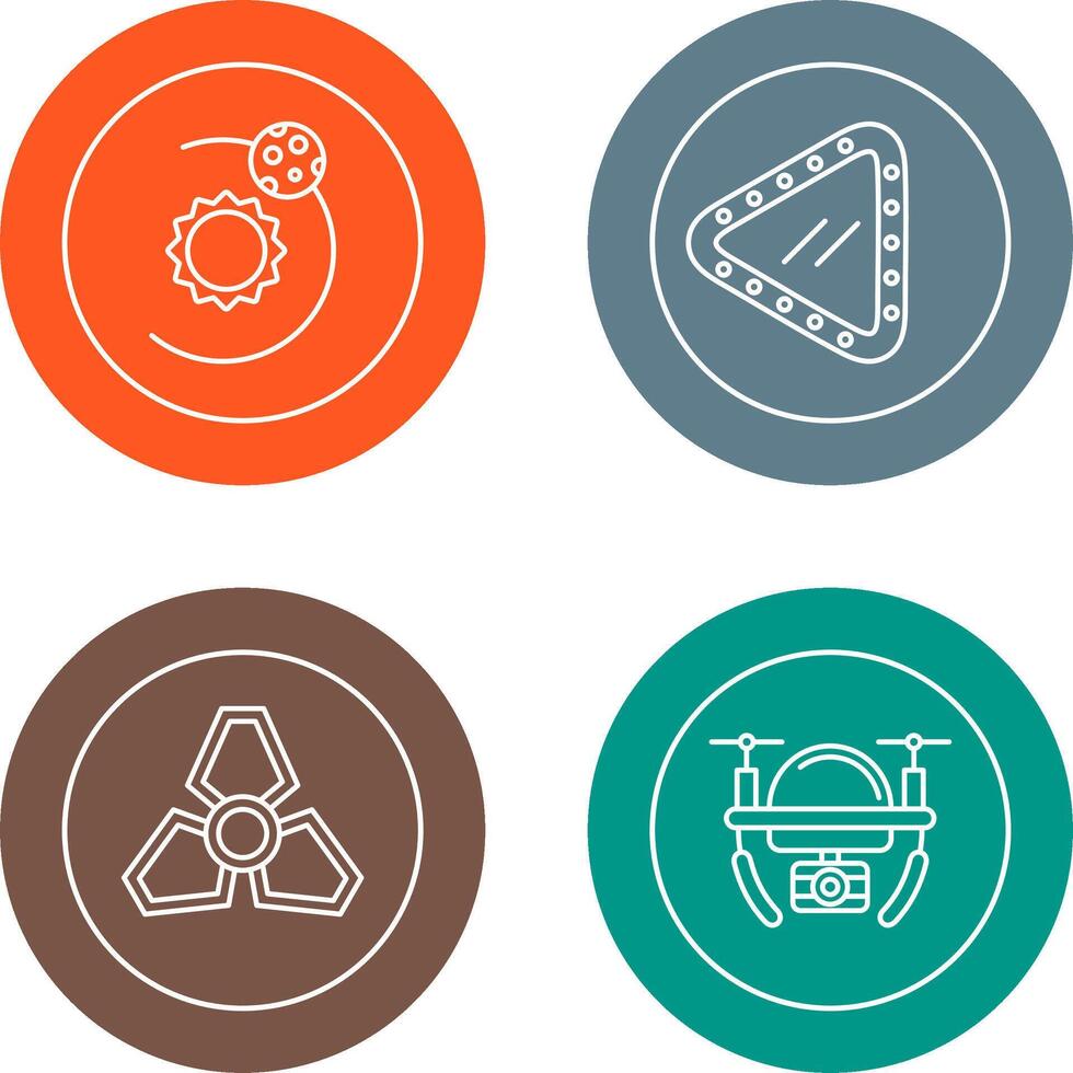 orbit and porthole Icon vector
