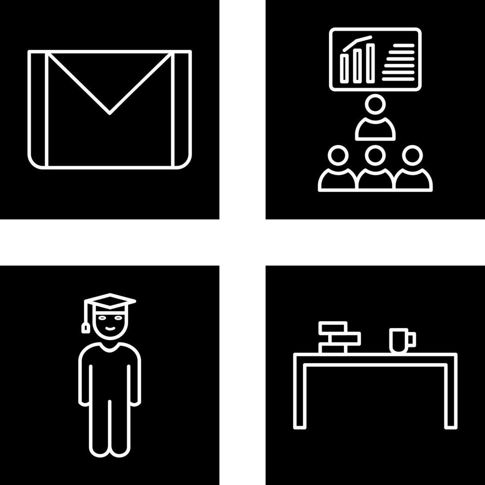 e mail and class Icon vector