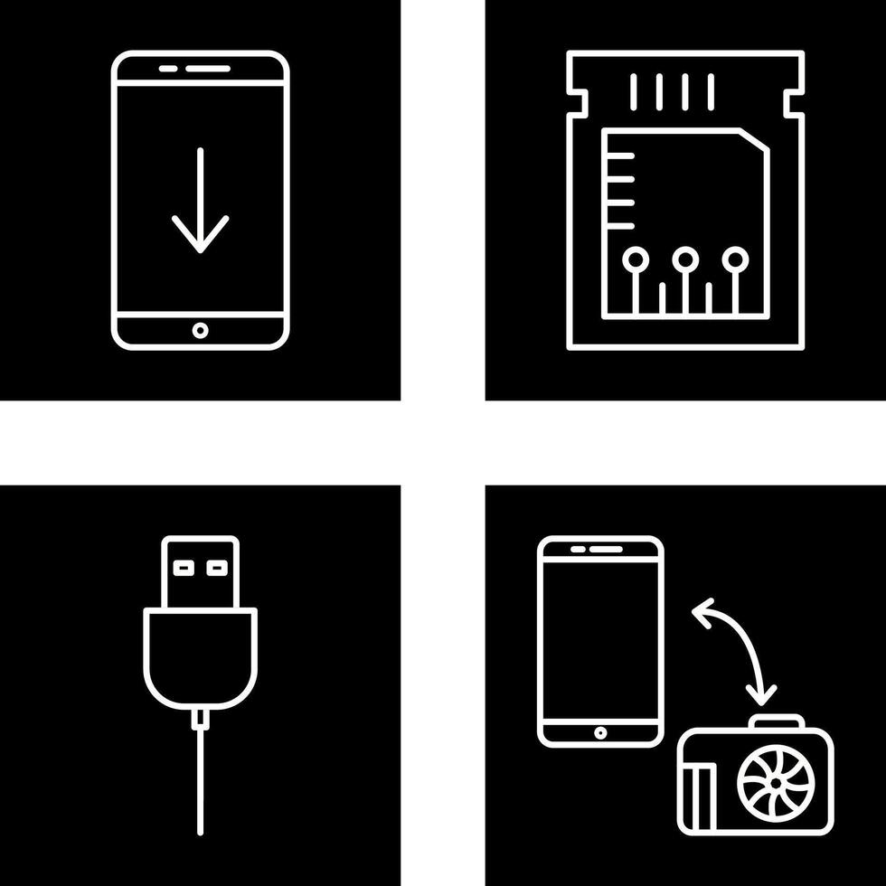 download and chip Icon vector