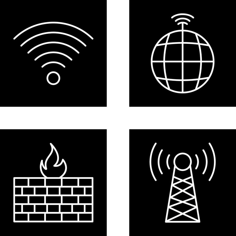 Signal on User and global Signals Icon vector