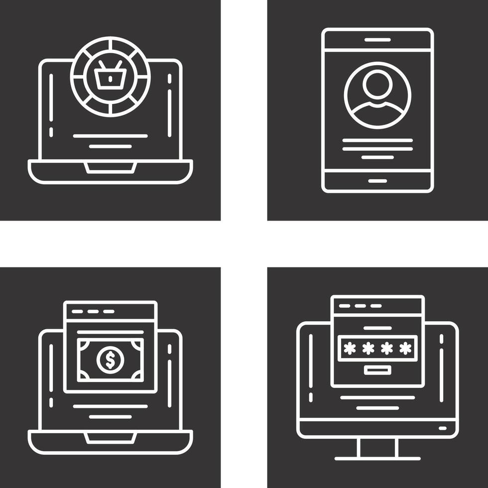 Token and Profit Icon vector