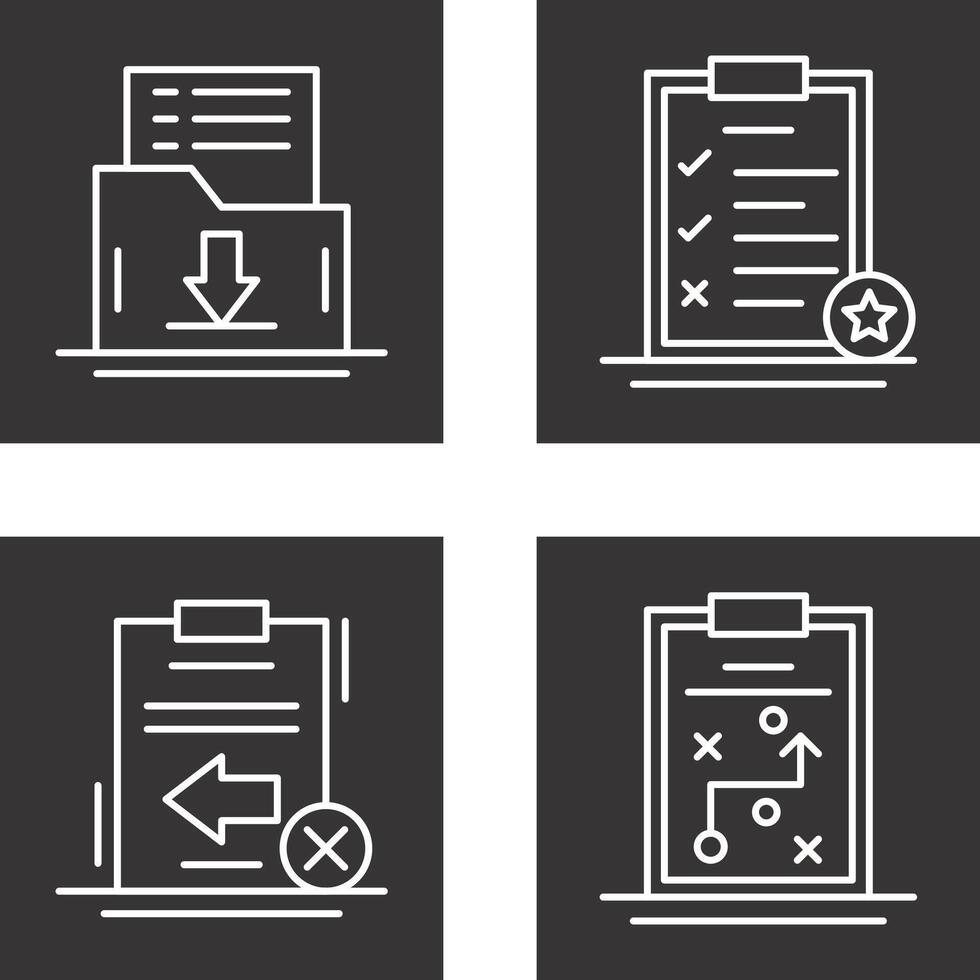 Save List and Task List Icon vector