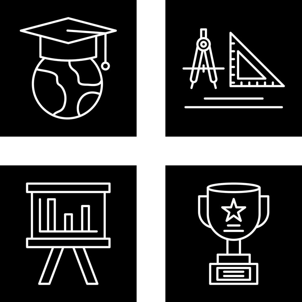 Earth and Compass Icon vector