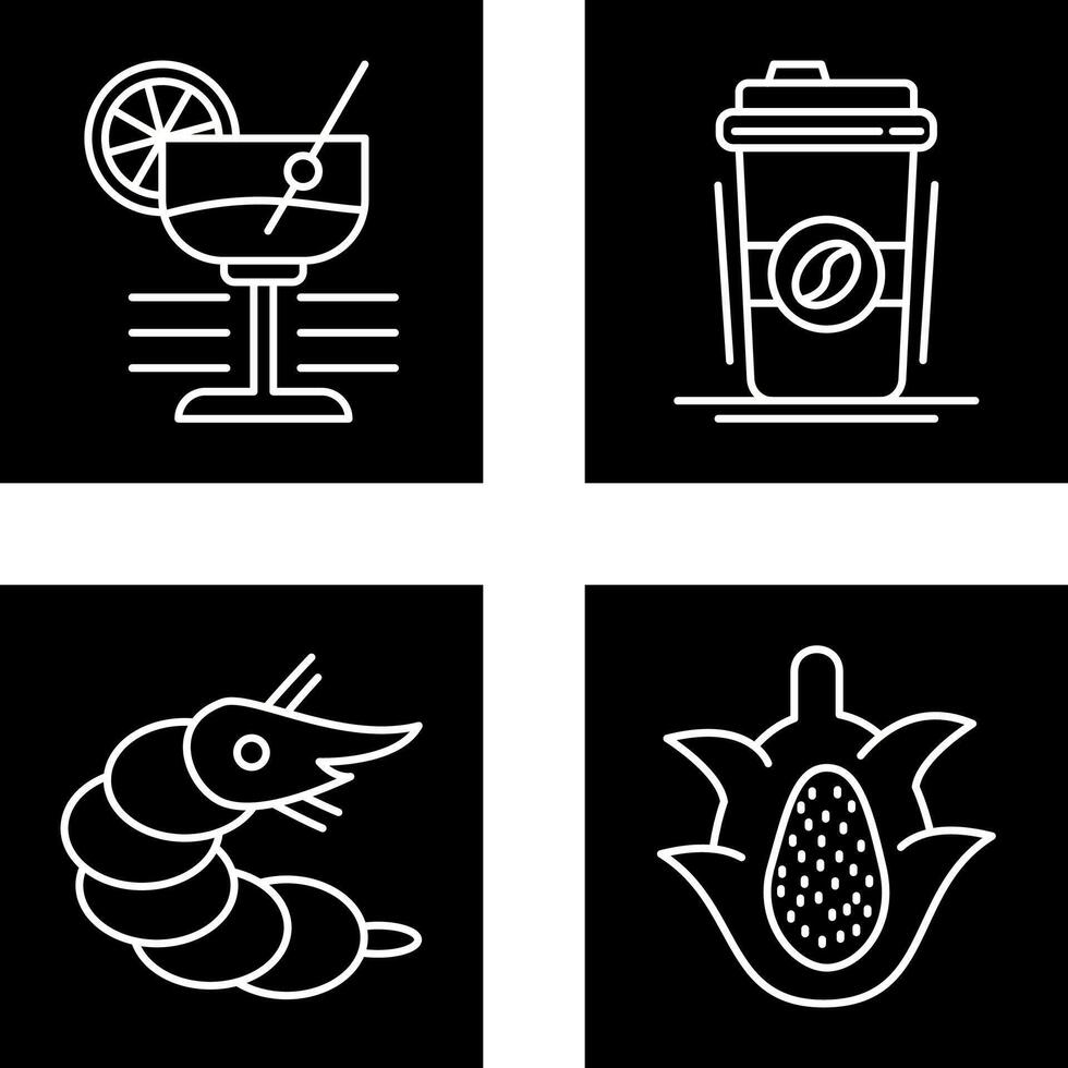 Martini and Coffee Cup Icon vector