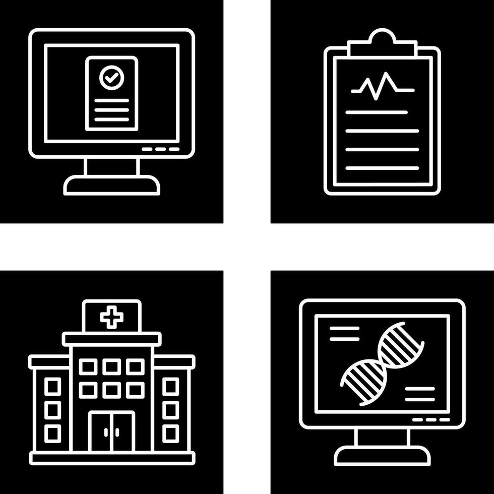 Online appointment and Clipboard Icon vector