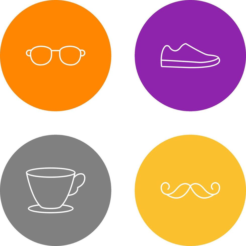 Sunglasses and Shoe Icon vector
