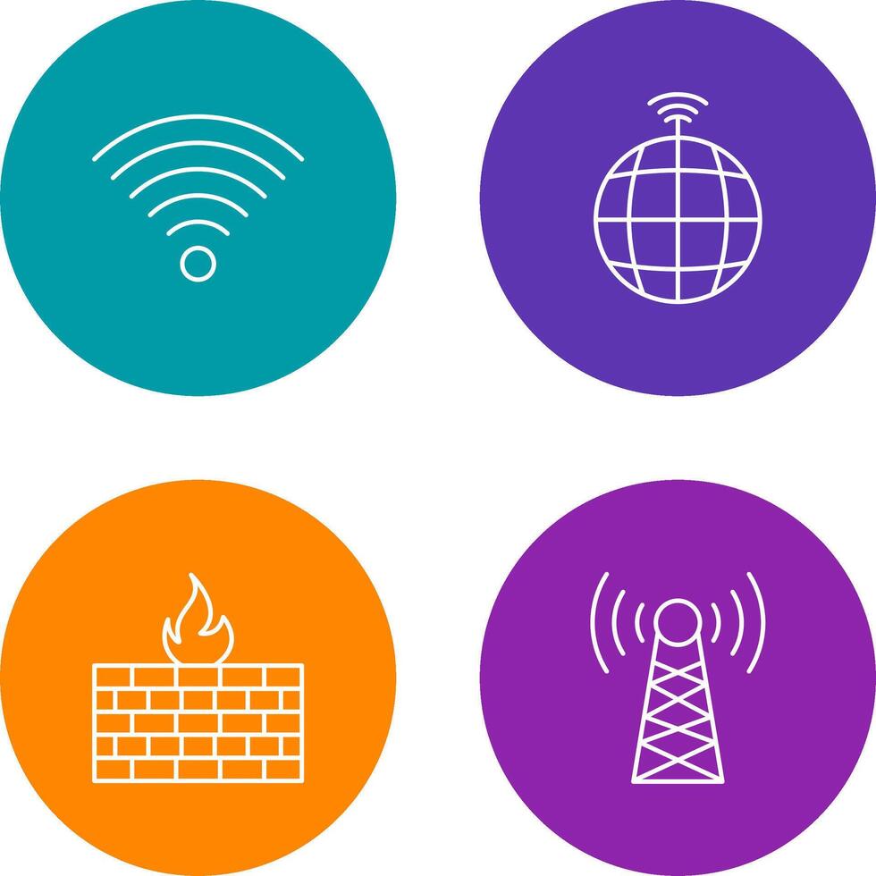 Signal on User and global Signals Icon vector