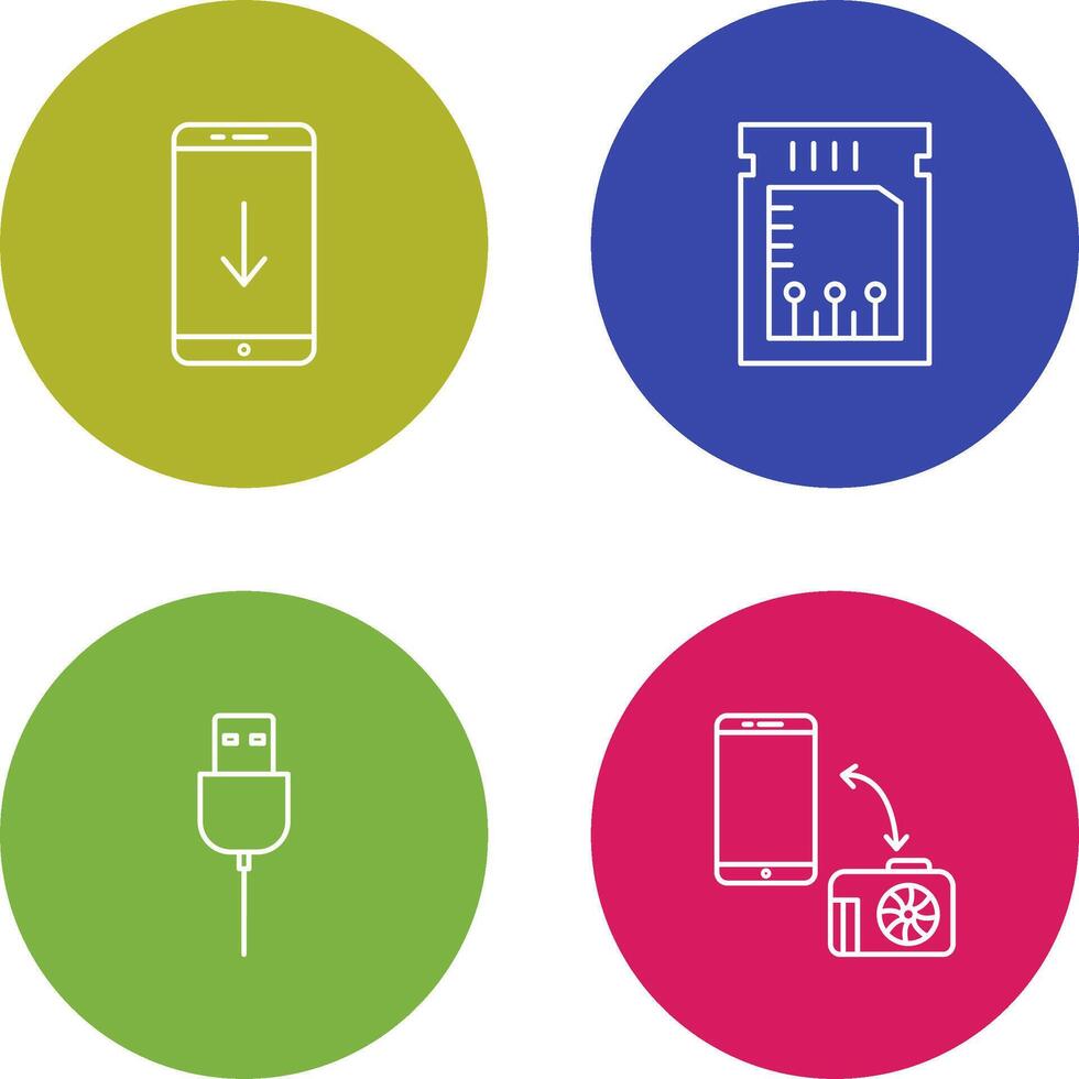 download and chip Icon vector