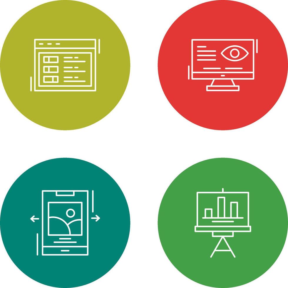 Switch and Vision Icon vector
