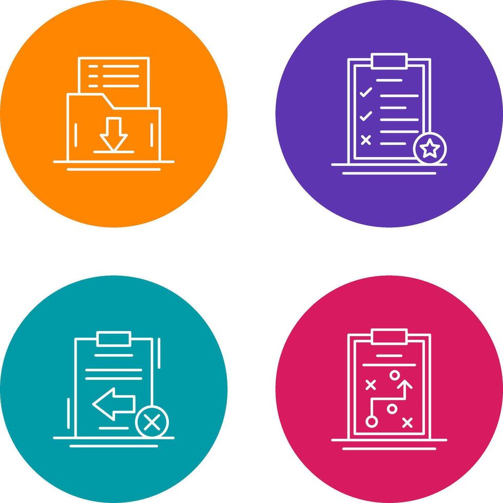 Save List and Task List Icon vector