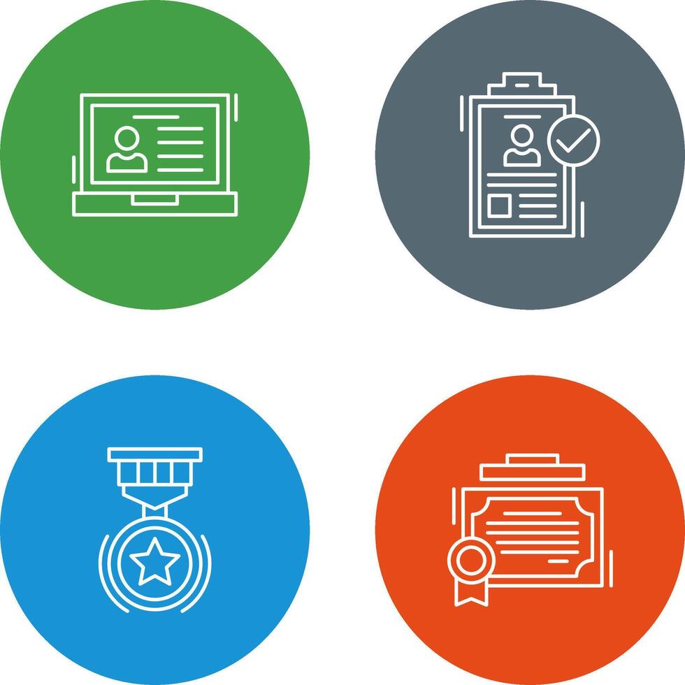 Laptop and Hire Icon vector
