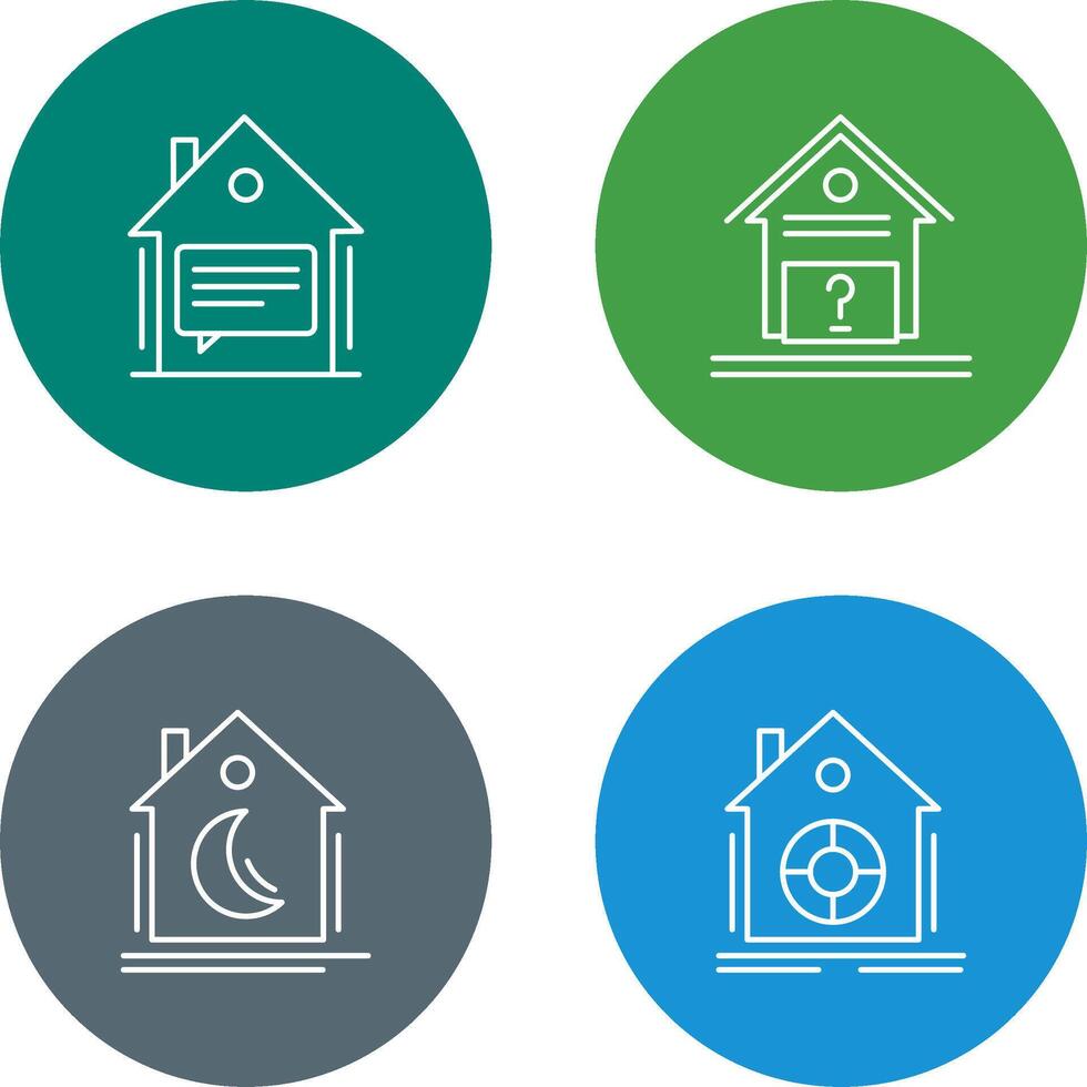 Message and Unknown Icon vector