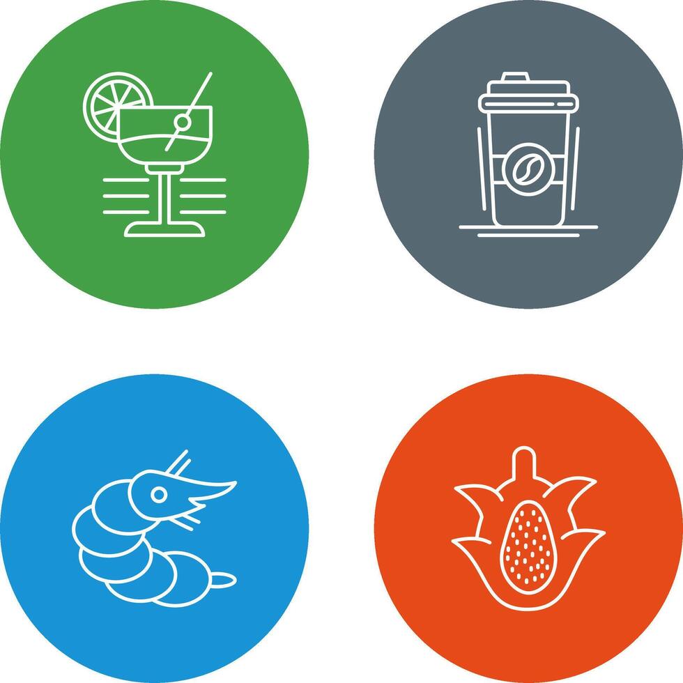 Martini and Coffee Cup Icon vector