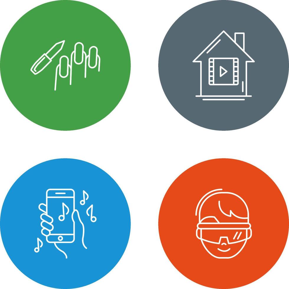 Manicure and Icon vector