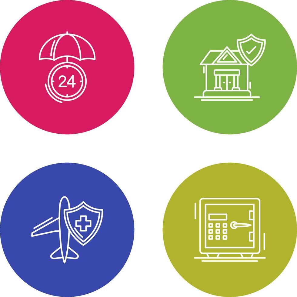 Protection and House Icon vector