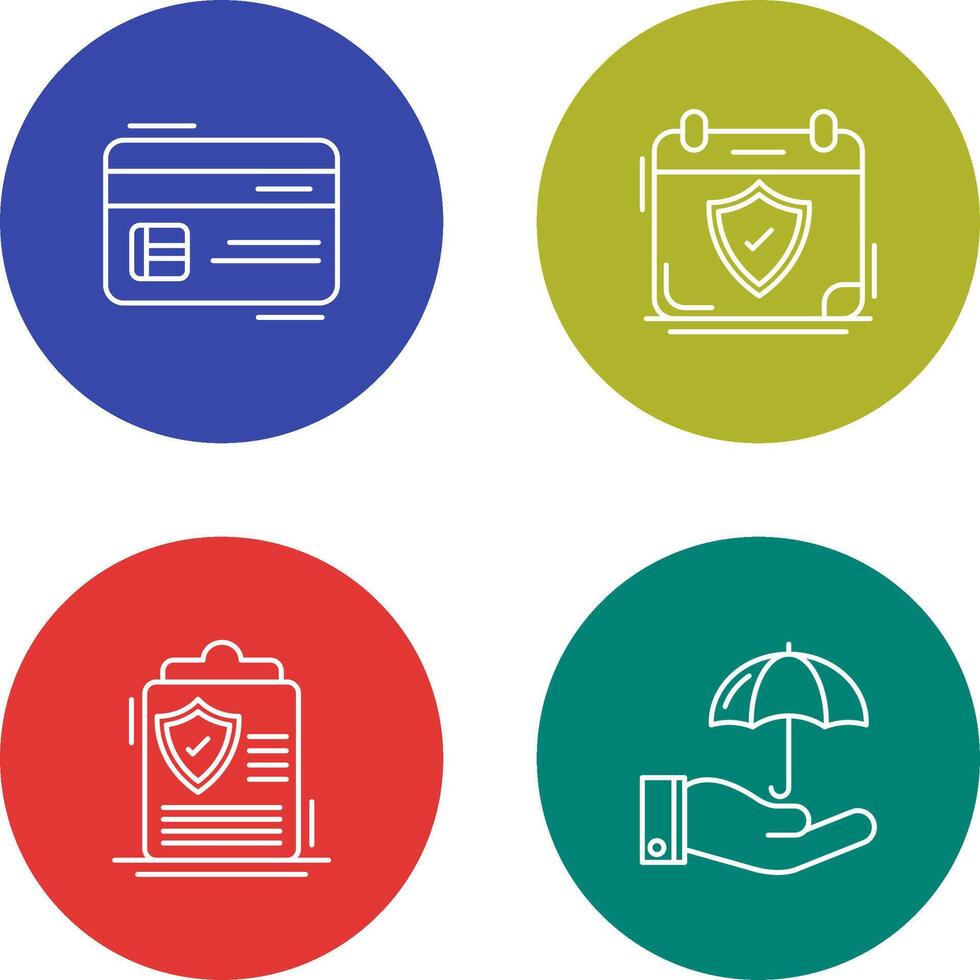 Credit Card and Period Time Icon vector