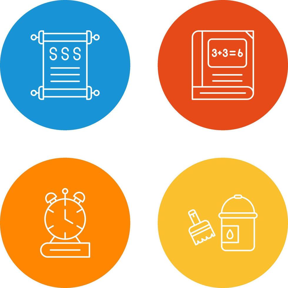History and Math Icon vector