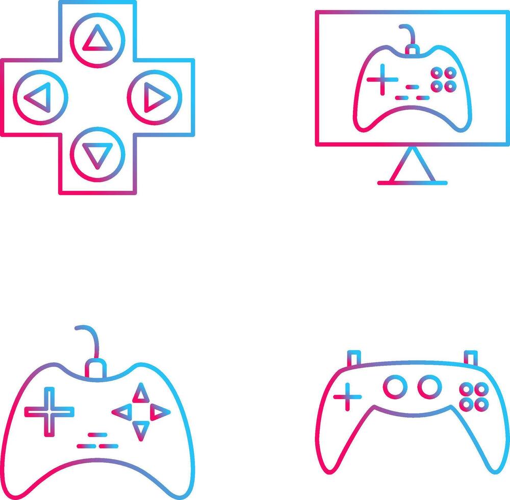 Gaming Control and Online Games Icon vector