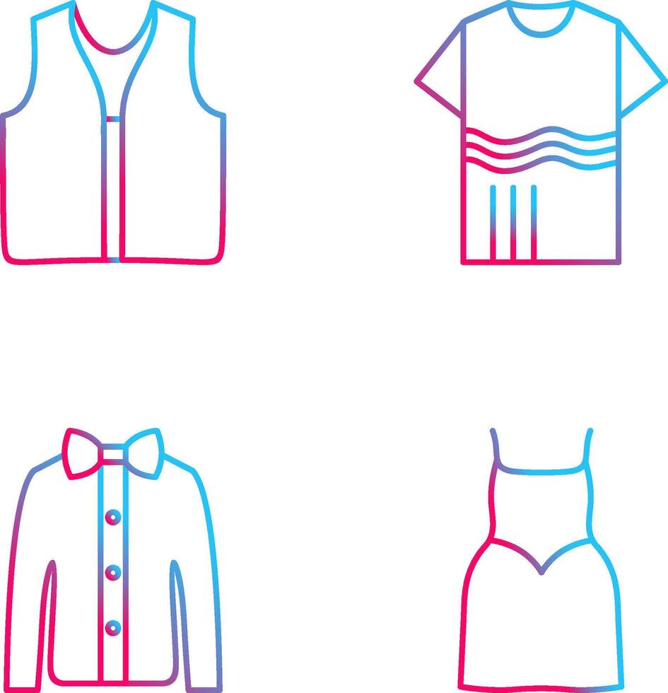 Swimming Vest and Accessory Icon vector