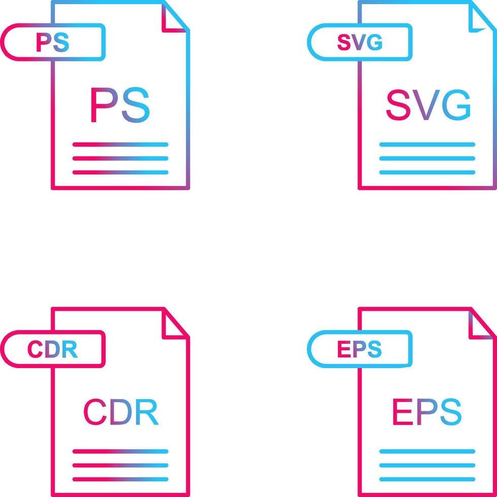 PS and SVG Icon vector