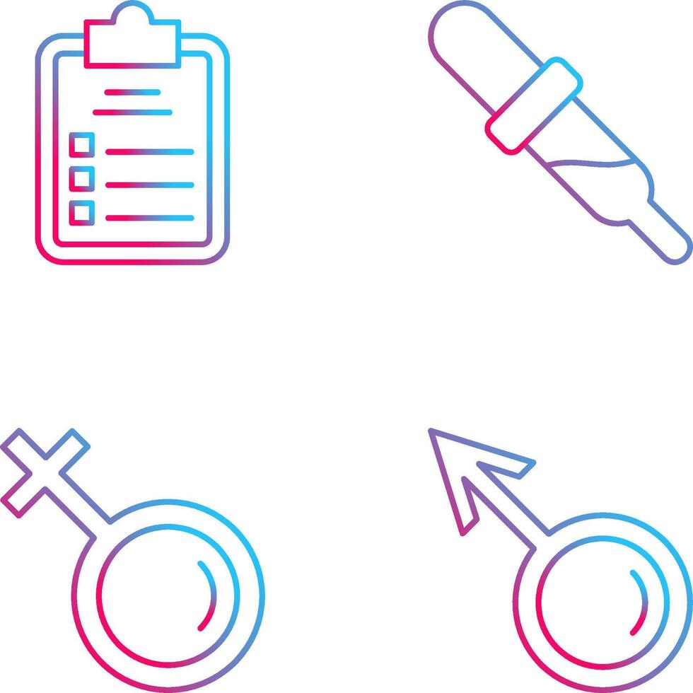 Diagnosis and Dropper Icon vector