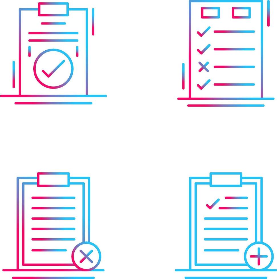 Today to Done Check List and Checkmark Icon vector