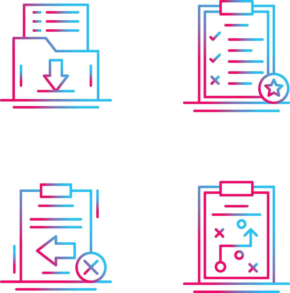 Save List and Task List Icon vector