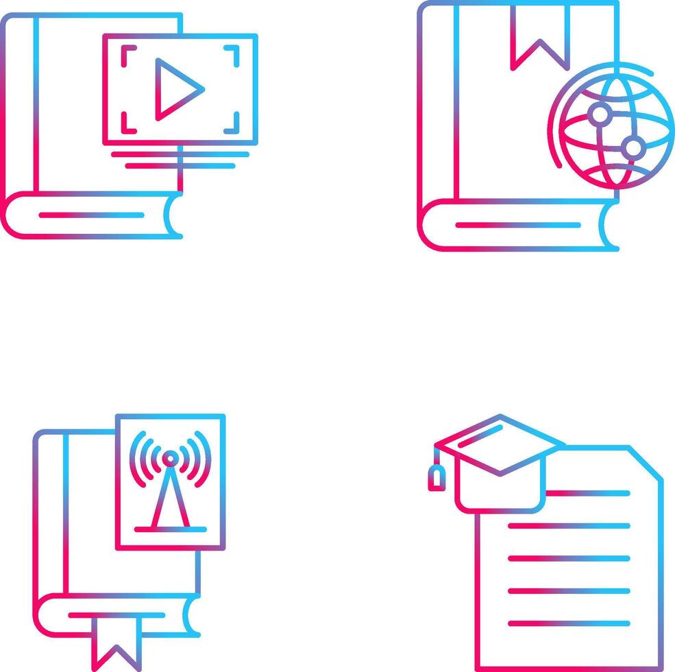Recorder and Globel Icon vector
