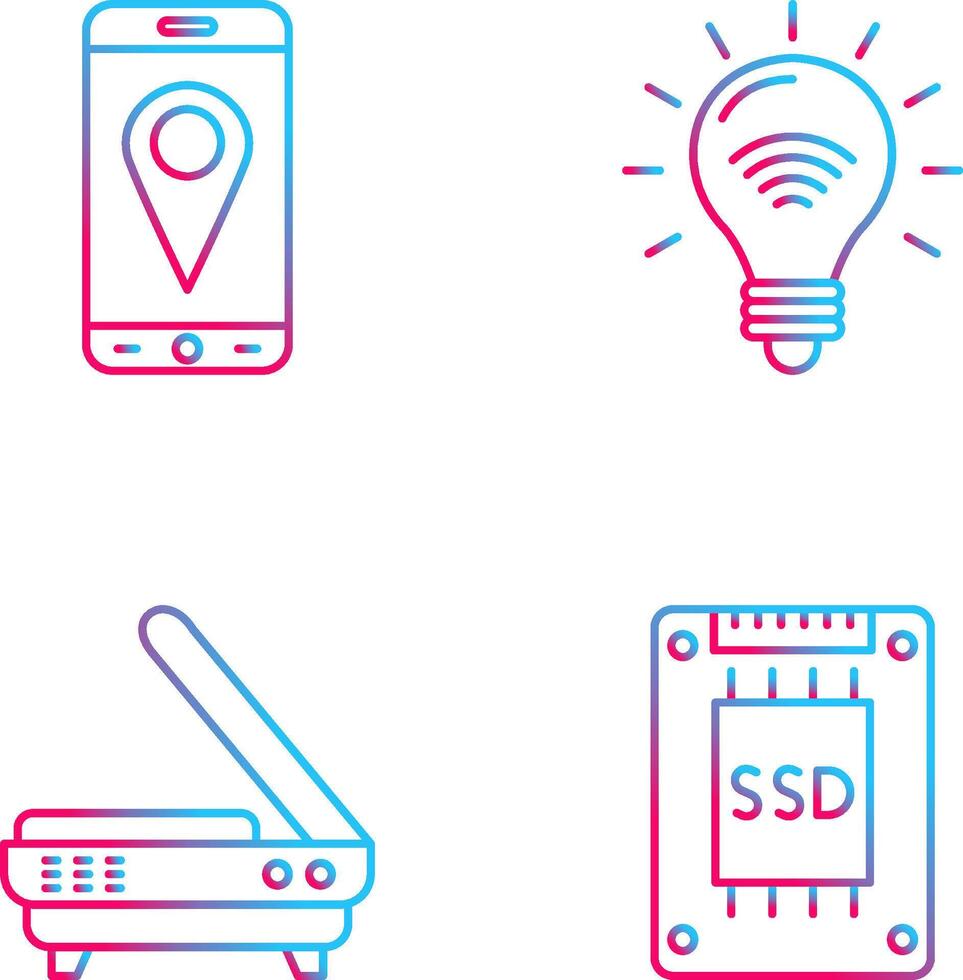 Gps and Smart Energy Icon vector