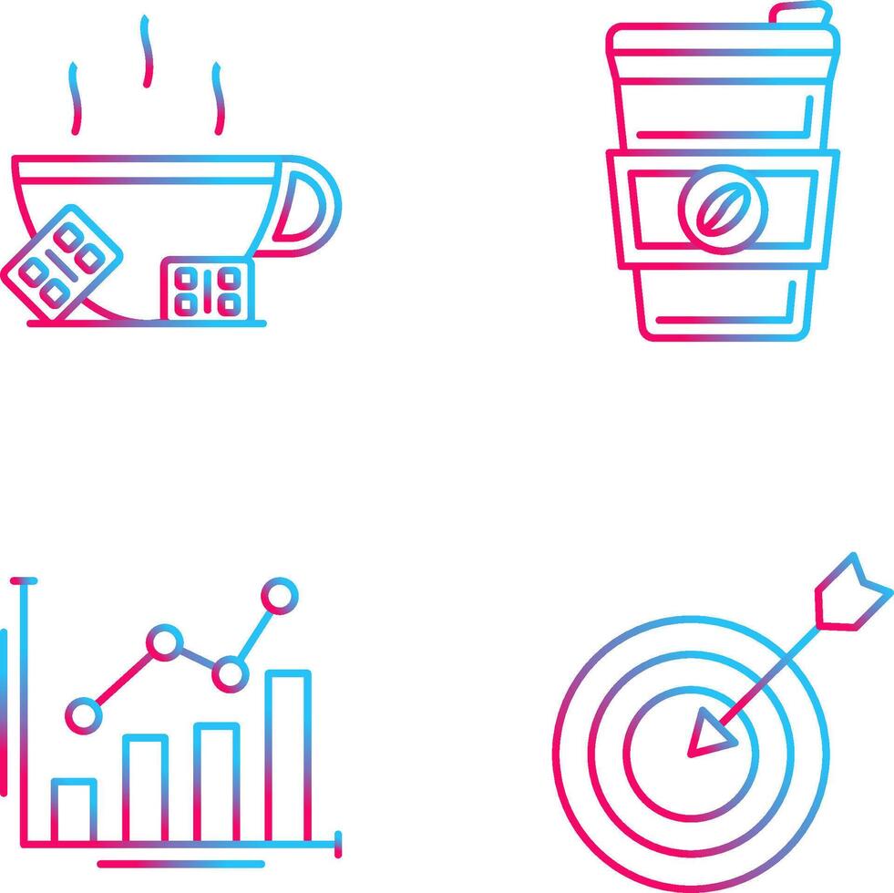 Hot Chocolate and Coffee Icon vector