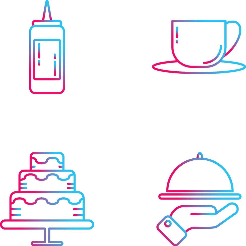 Sauce and Tea Icon vector