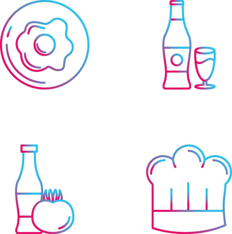 Breakfast and Bear Icon vector