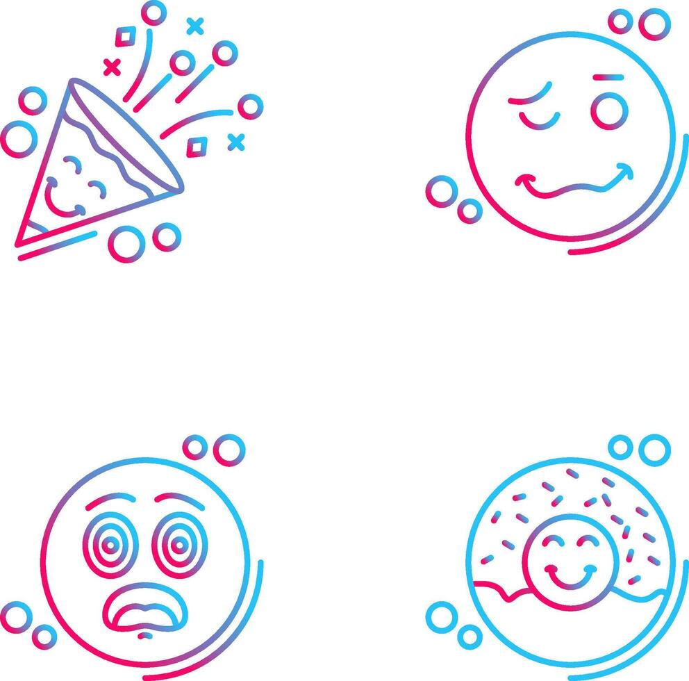 Drunk and Poppers Icon vector