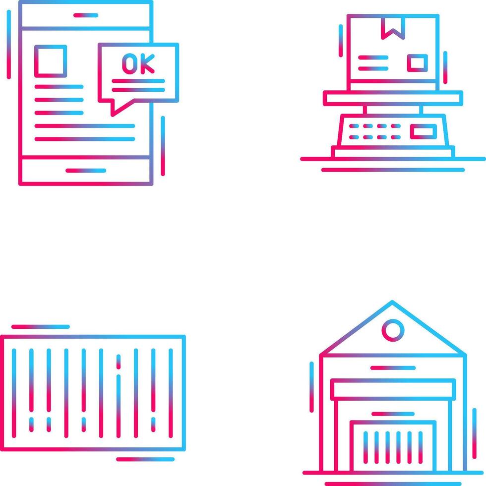 conversation and weight Icon vector