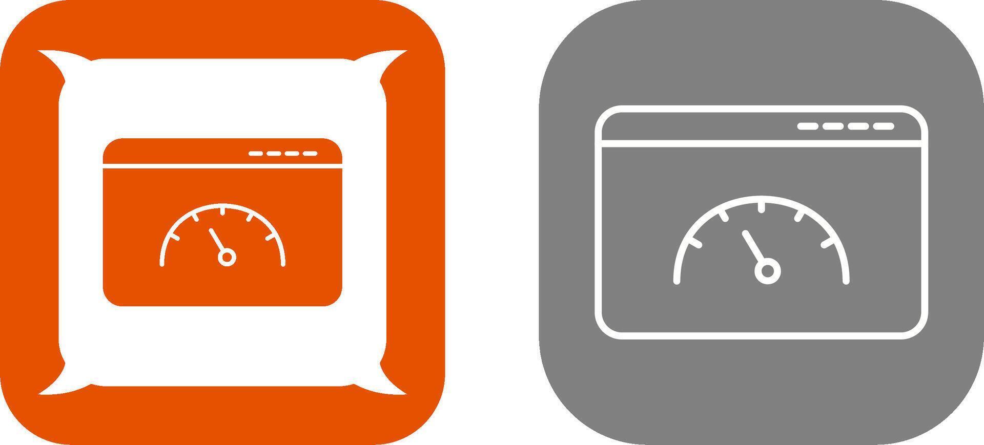 Page Speed Icon Design vector