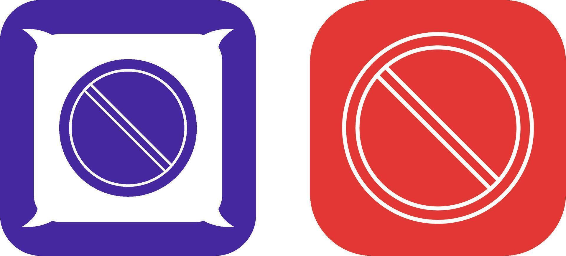 Prohibited Icon Design vector