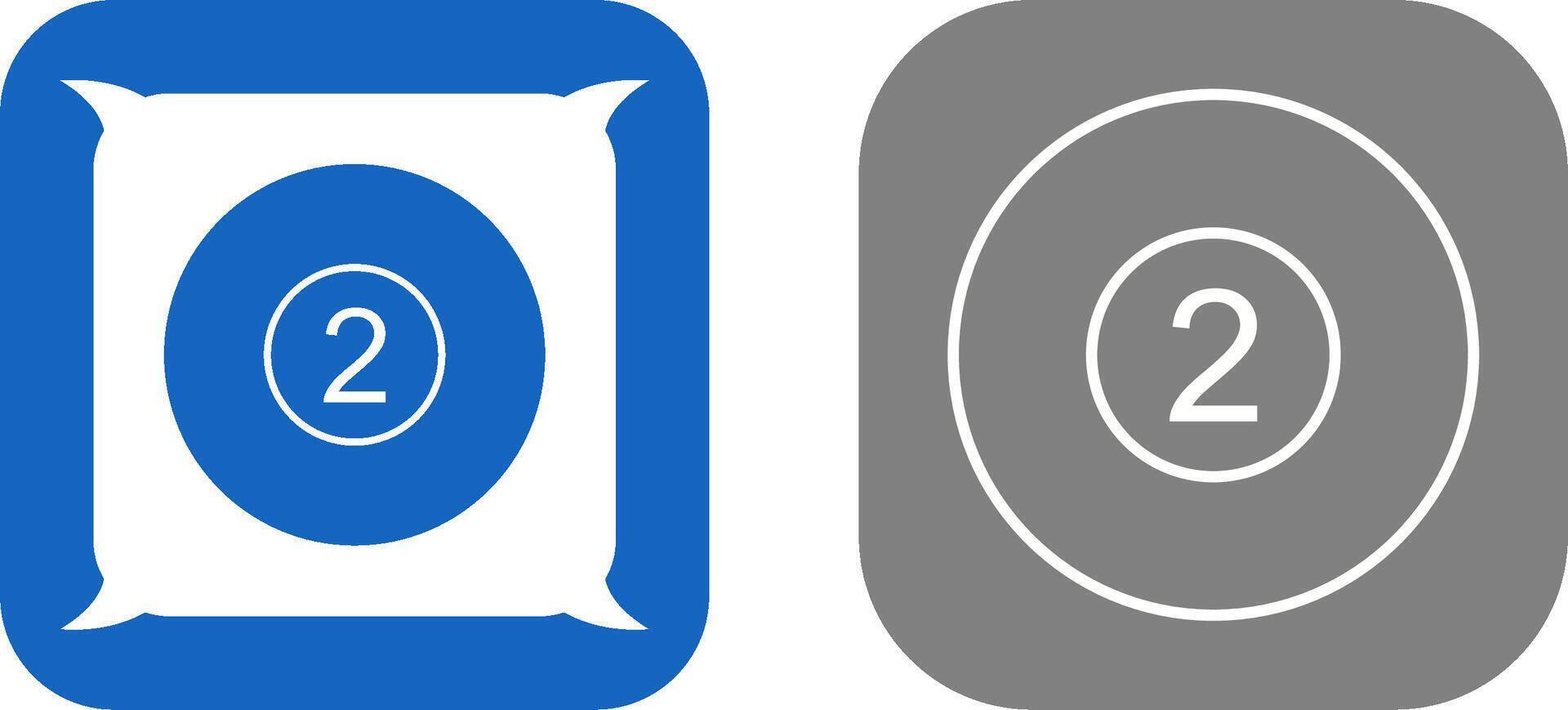 Pool Ball Icon Design vector
