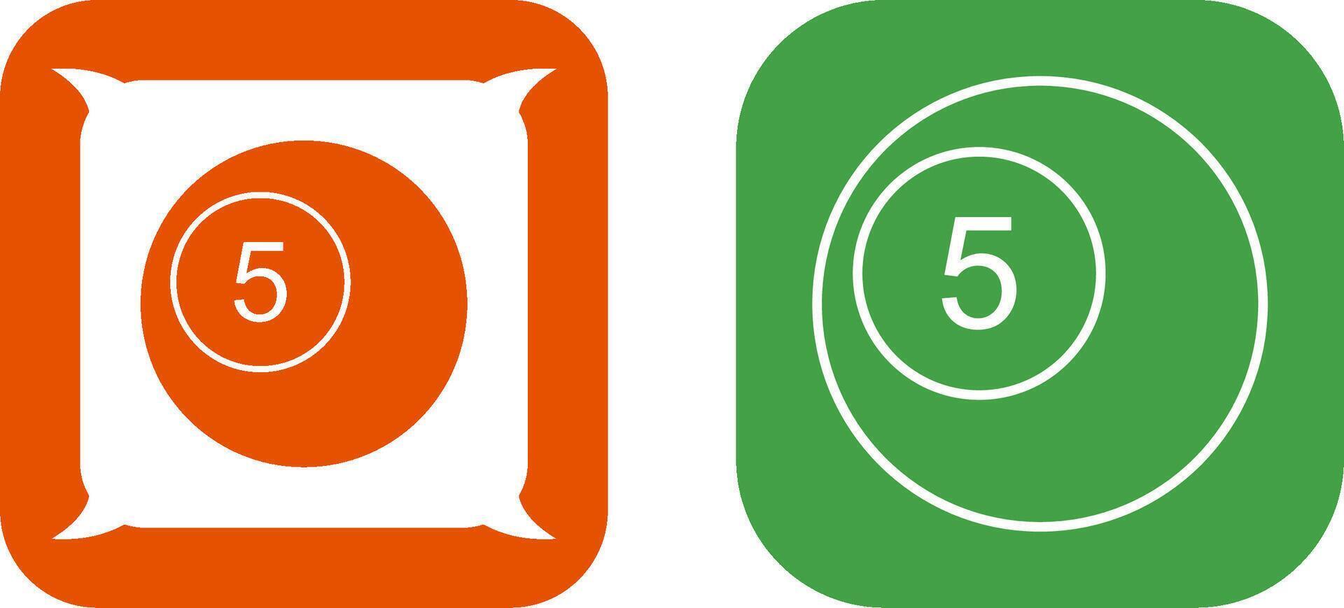 Pool Balls Icon Design vector