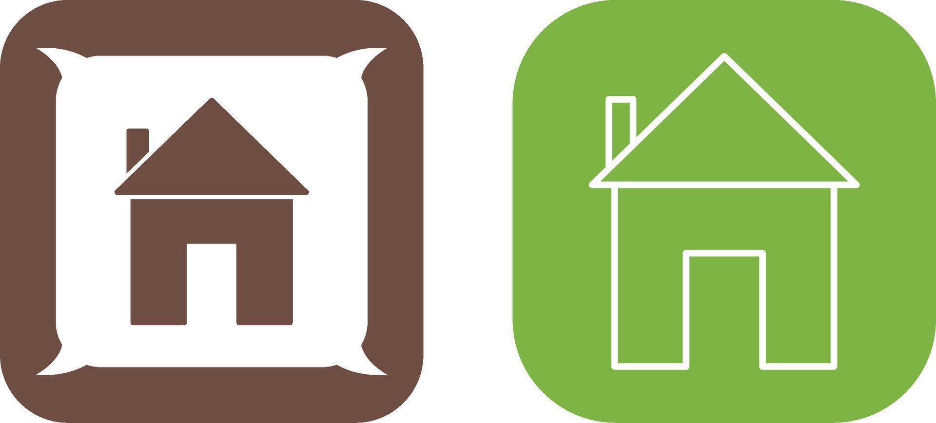 Unique Homepage Icon Design vector