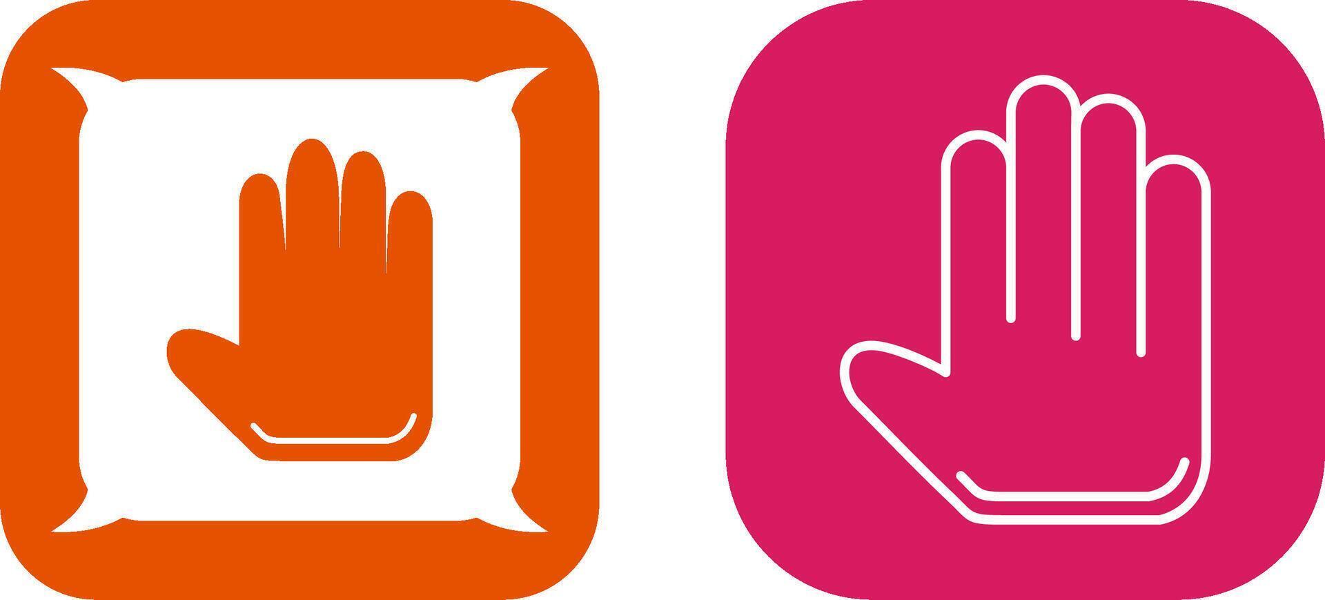 Unique Hand Tool Icon Design vector