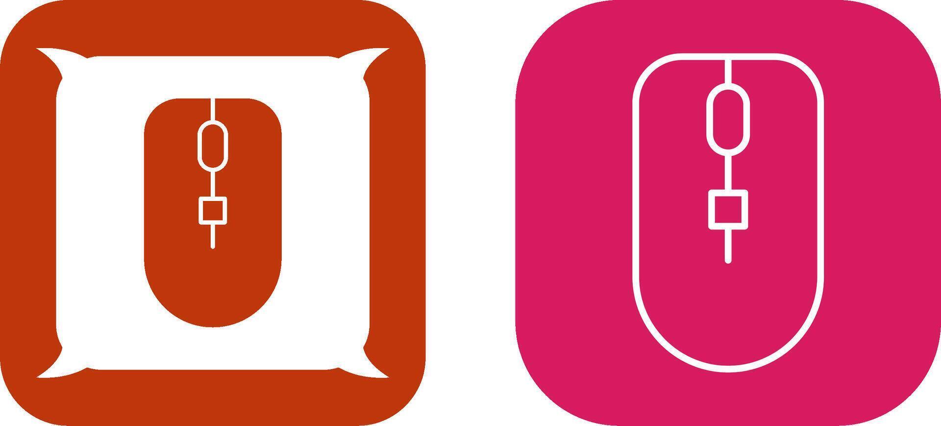 Unique Mouse Icon Design vector