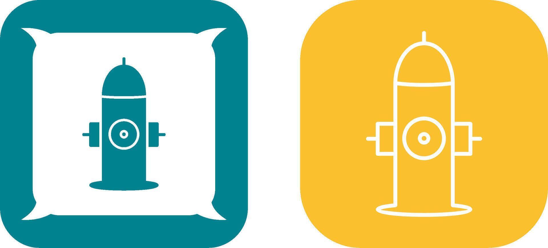 Unique Hydrant Icon Design vector