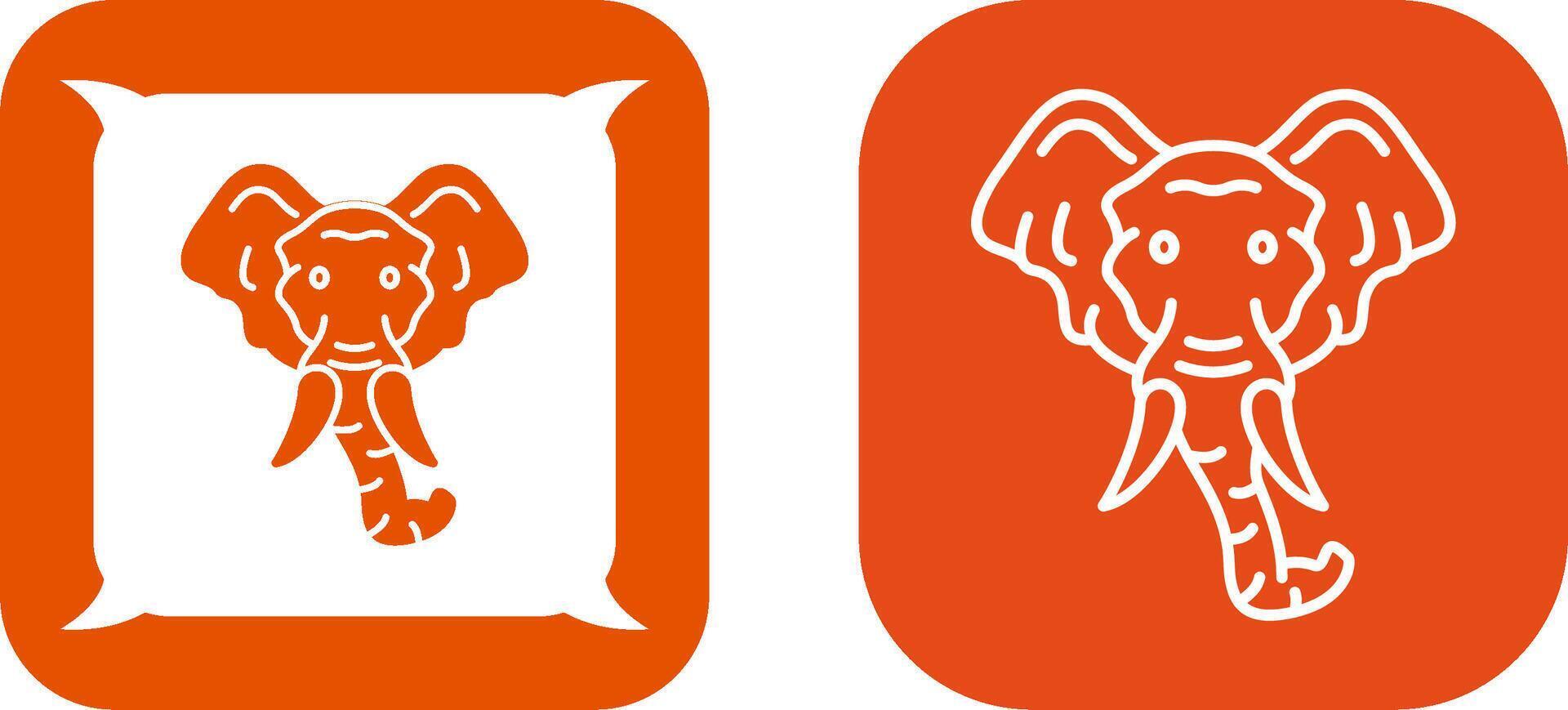 Eleplant Icon Design vector