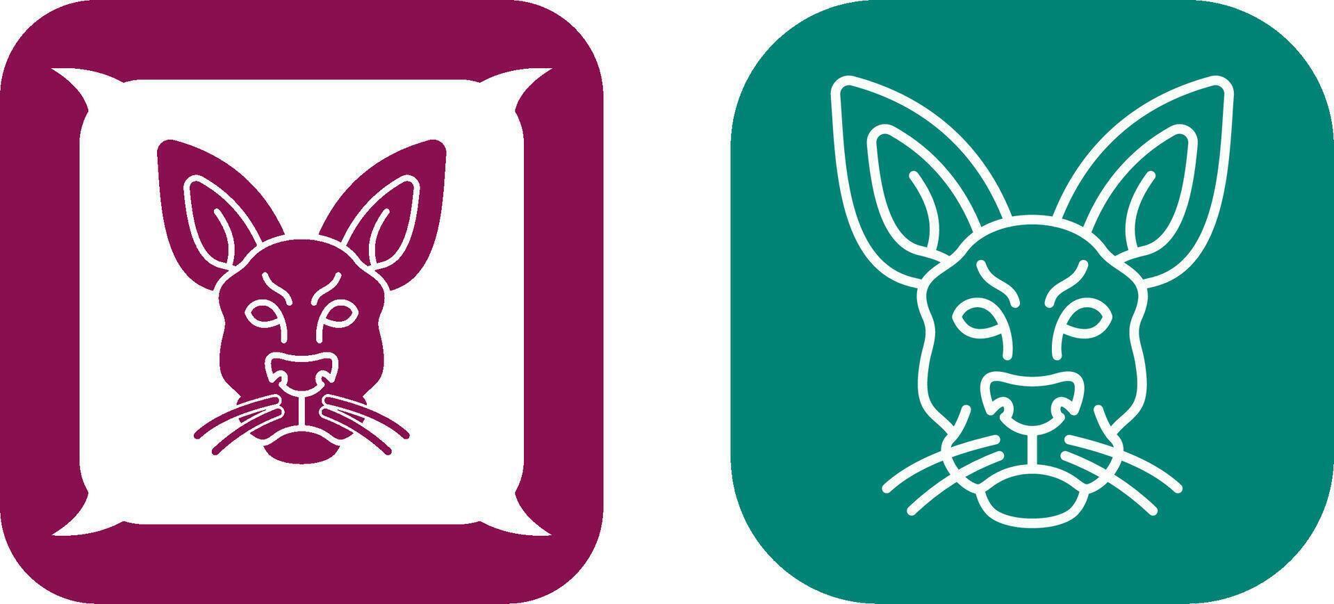 Kangaroo Icon Design vector