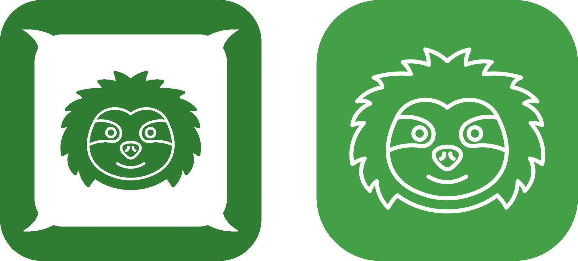 Sloth Icon Design vector