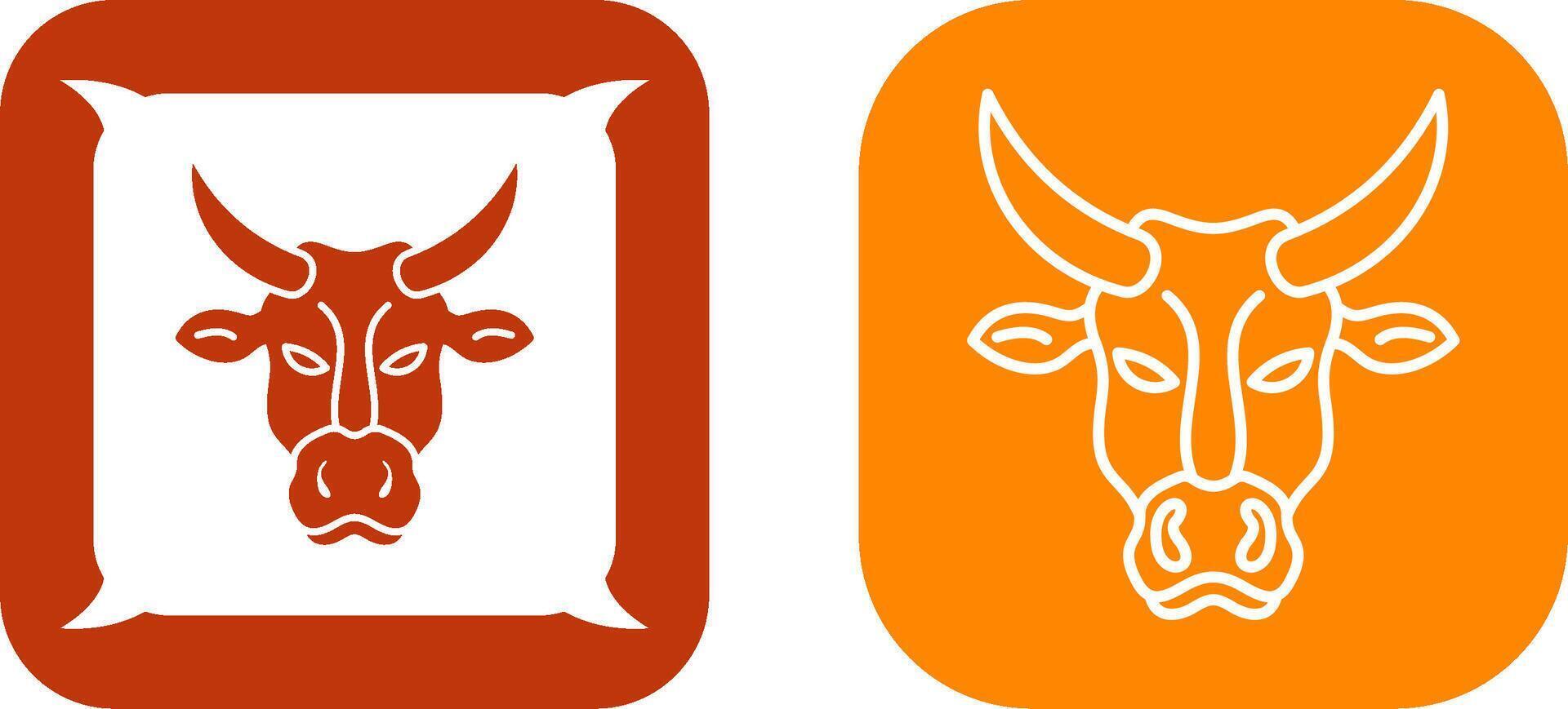 Cow Icon Design vector