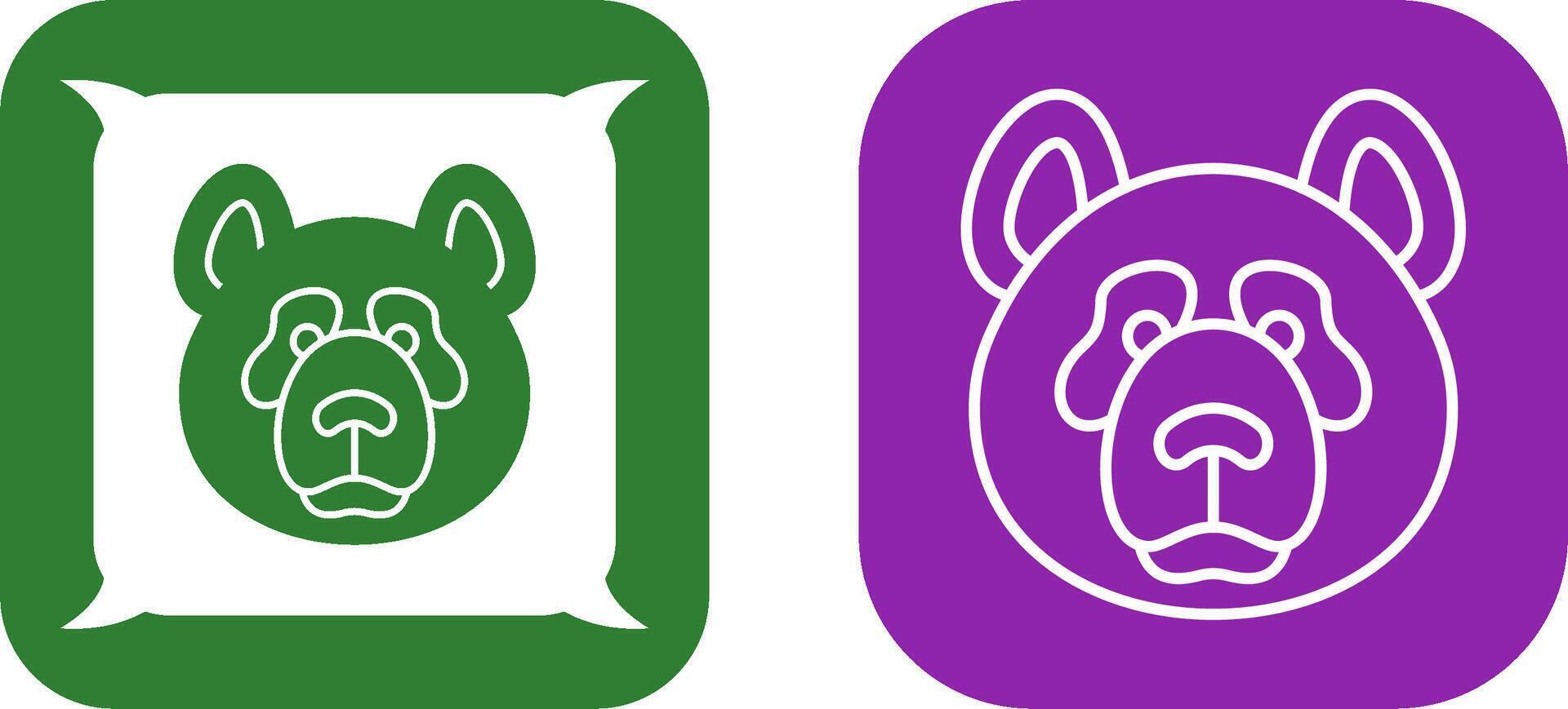 Panda Icon Design vector