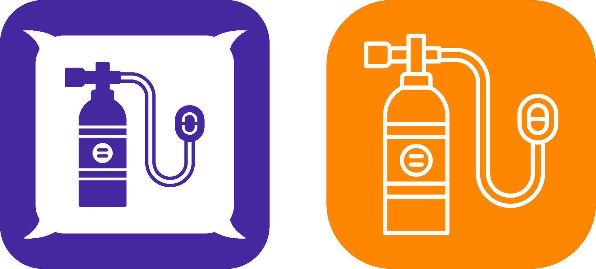 Oxygen Tank Icon Design vector