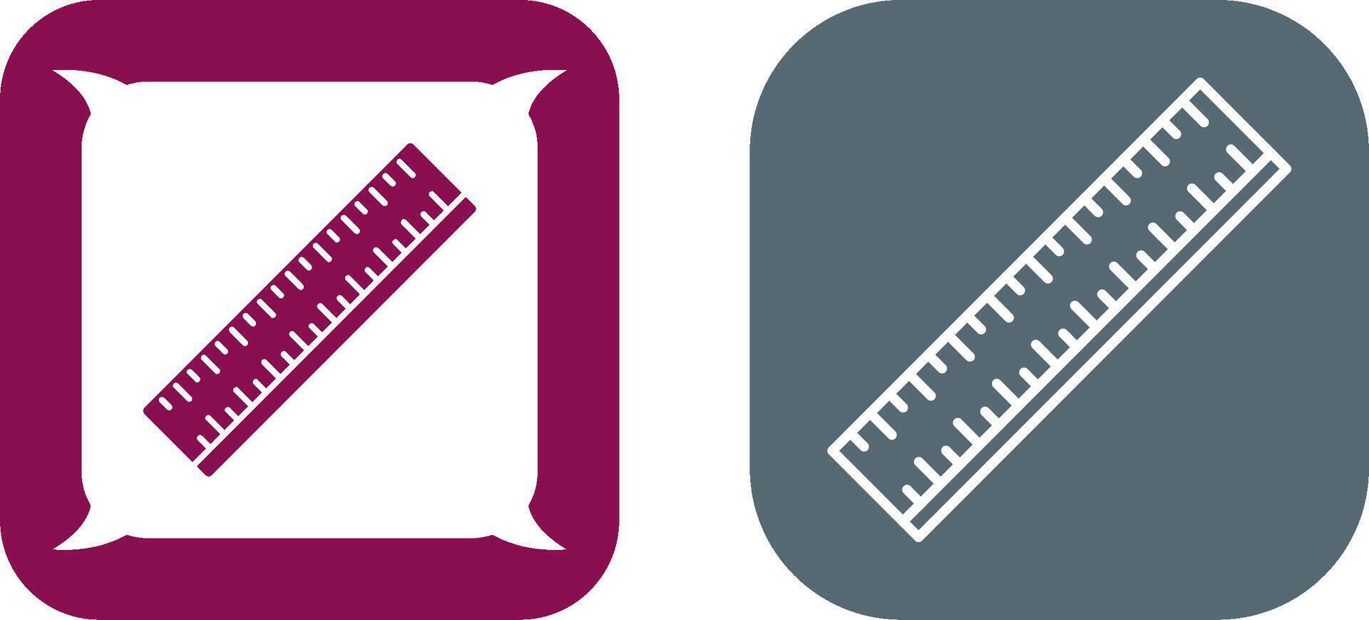 Ruler Icon Design vector