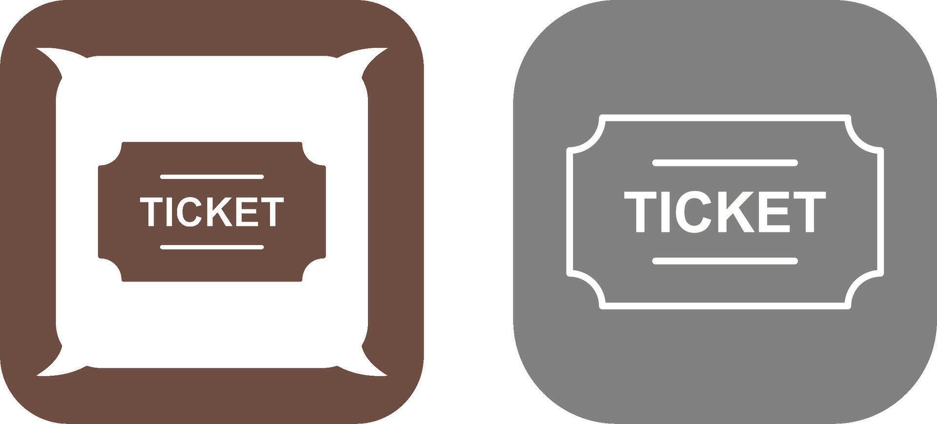 Tickets Icon Design vector